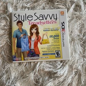 style savvy trendsetters nintendo 3ds game never used